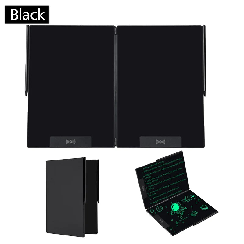 14.3-inch Folding Screen LCD Superfine Handwriting Writing Board Meeting Magnetic to Erase Drawings Tablet Split Screen