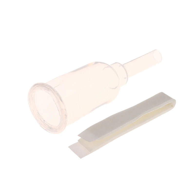 Sterilized Comfortable Medical Silicone Male External Catheter Self Adhesive Silicone Catheter External Size S M L