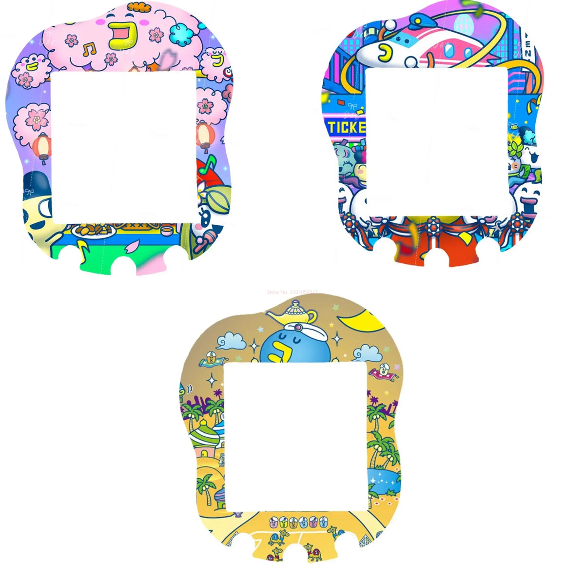 Bandai Tamagotchi Uni Electronic Pet Color Panel Film Panel Paper Soft Film Directly Paste  The Machine Without Disassembling It