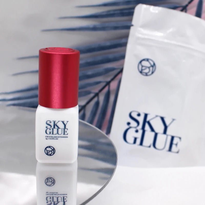 10 Bottles SKY S+ Glue Eyelash Extension 5ml Korea Original Black Red Cap False Lash Sky Adhesive Supplies Makeup Tools Colas