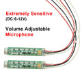 Output Volume Adjustable Special MIC Microphone Module Audio Pickup Adapter Module HIFI Microphone DC 6-12V for CCTV IP Camera