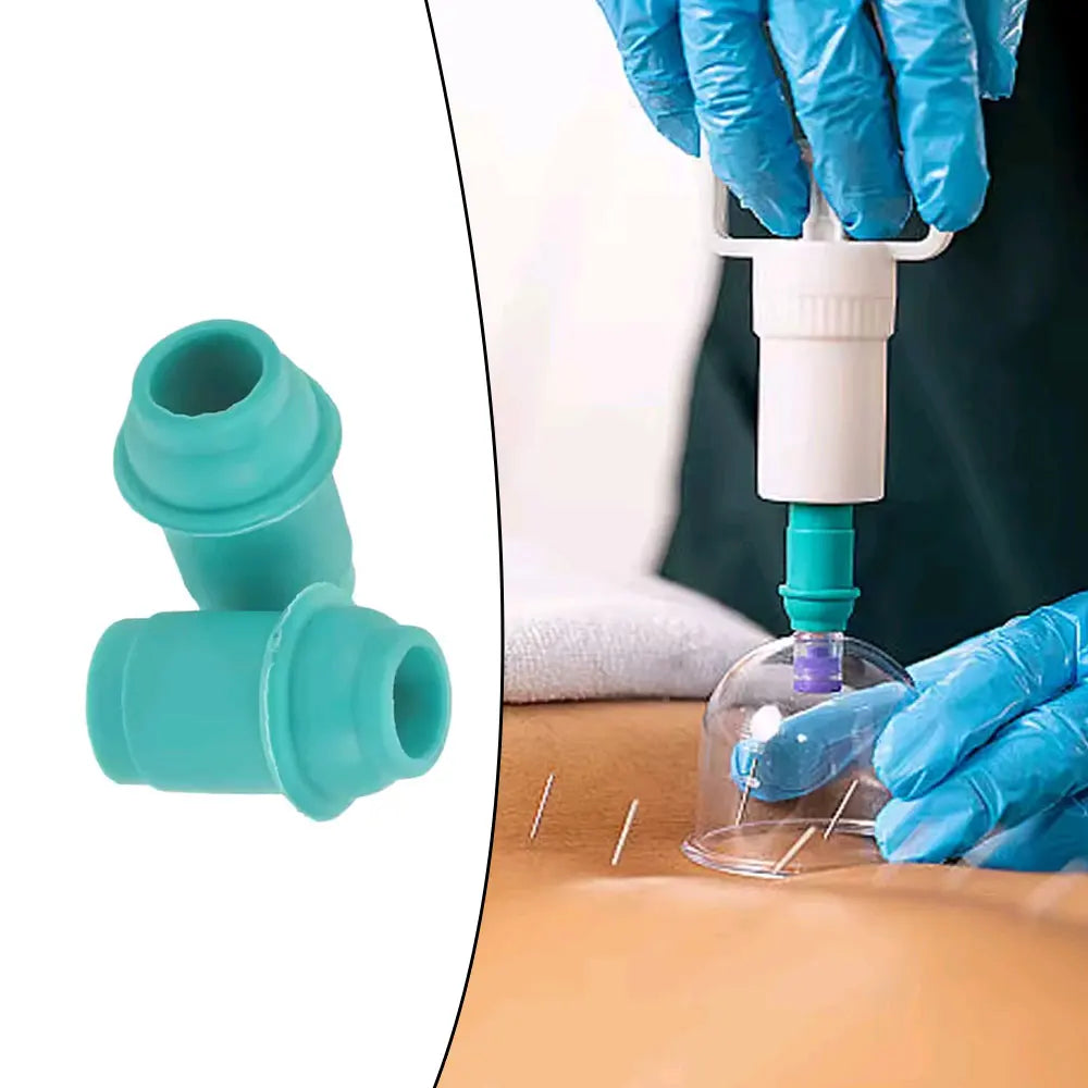 10pcs Cupping Device Connectors Vacuum Cupping Pump Nozzle Tips Cupping Hand Pump Connectors