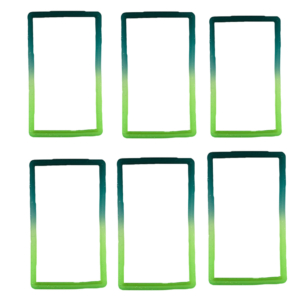 6-Pack Slab Guard for PSA Graded Cards TPU Slab Protector Graded Guard Bumper Guard Gradient Color Glitter Limited Edition