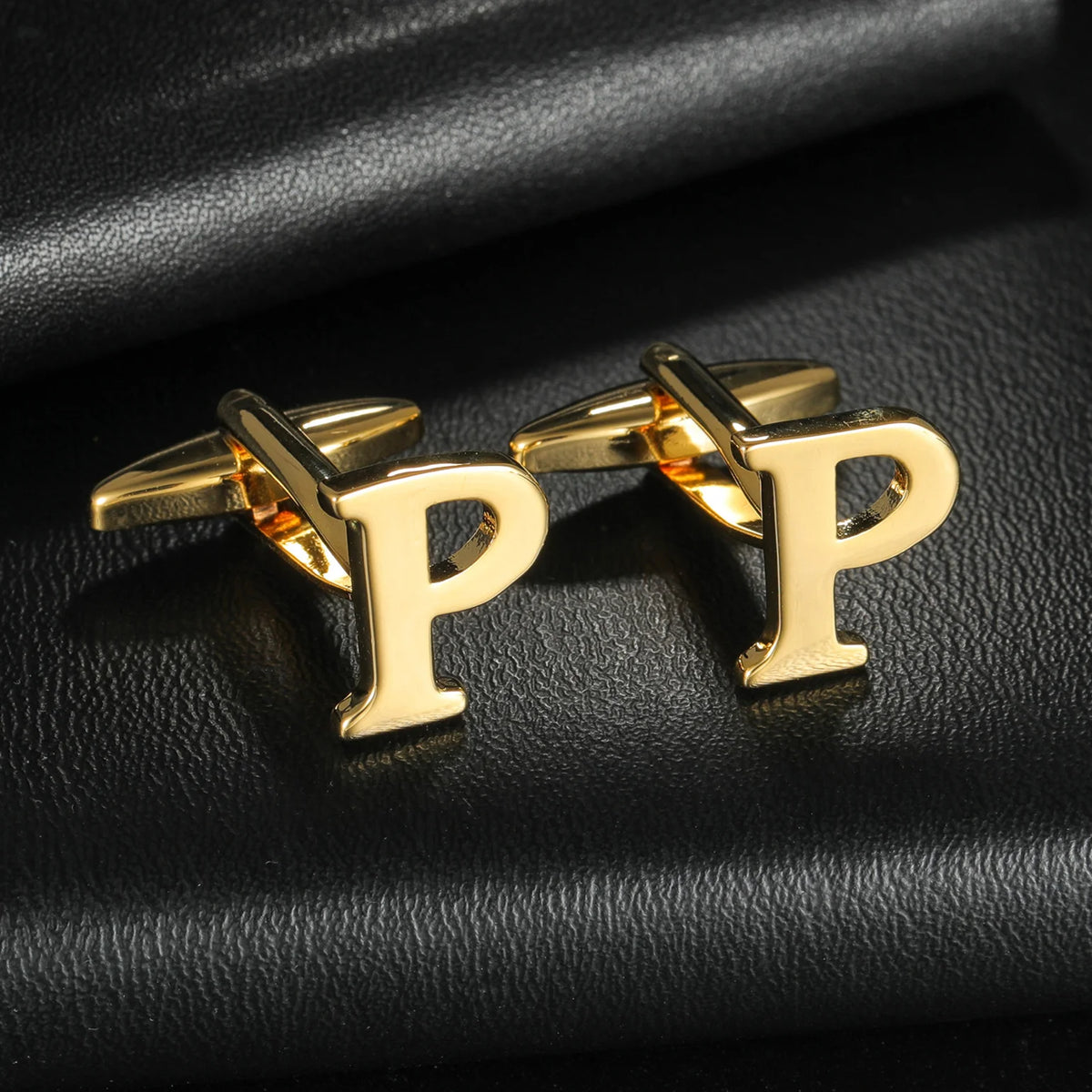 New High Quality Initial A-Z Cufflinks Alphabet Letter Copper Material Cuff Links For Business Mens Boys Tuxedo Shirts Gift