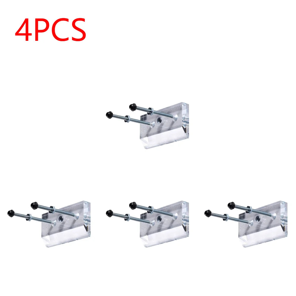 1-5PCS Skateboard Wall Hanger Wall Mount Skateboard Storage Holder Acrylic Skateboard Wall Storage Rack for Skateboard Lovers