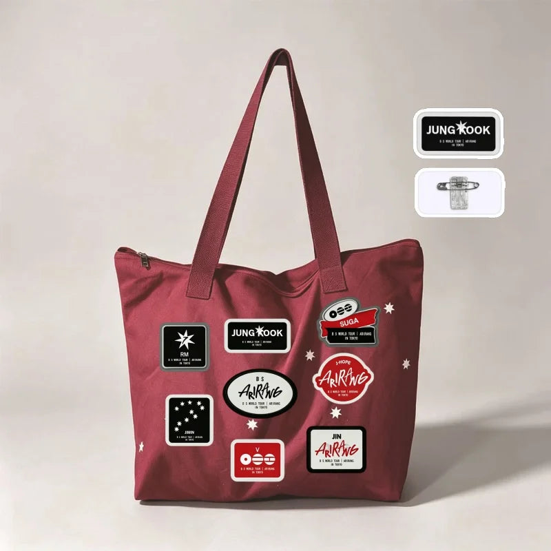 Arirang Tour Acrylic 2026 What Is Your Love Song Red Shoulder Bag