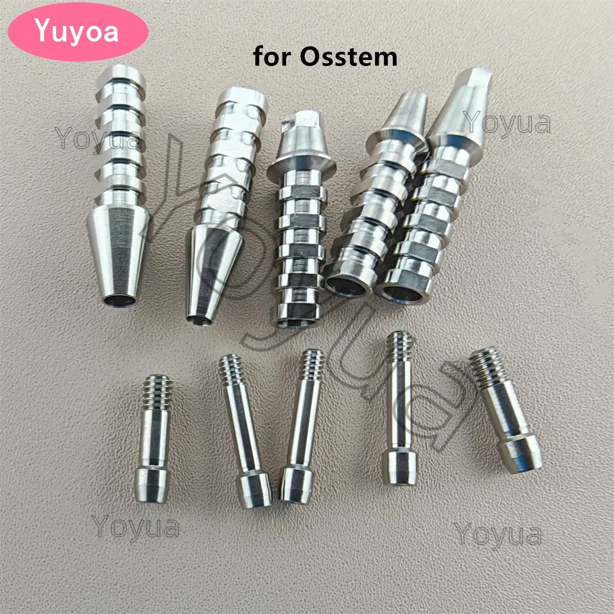 10pcs Dental Third Party Accessories Are Suitable for Temporary Screw Implant Replacements with Finished OSSTEM Products