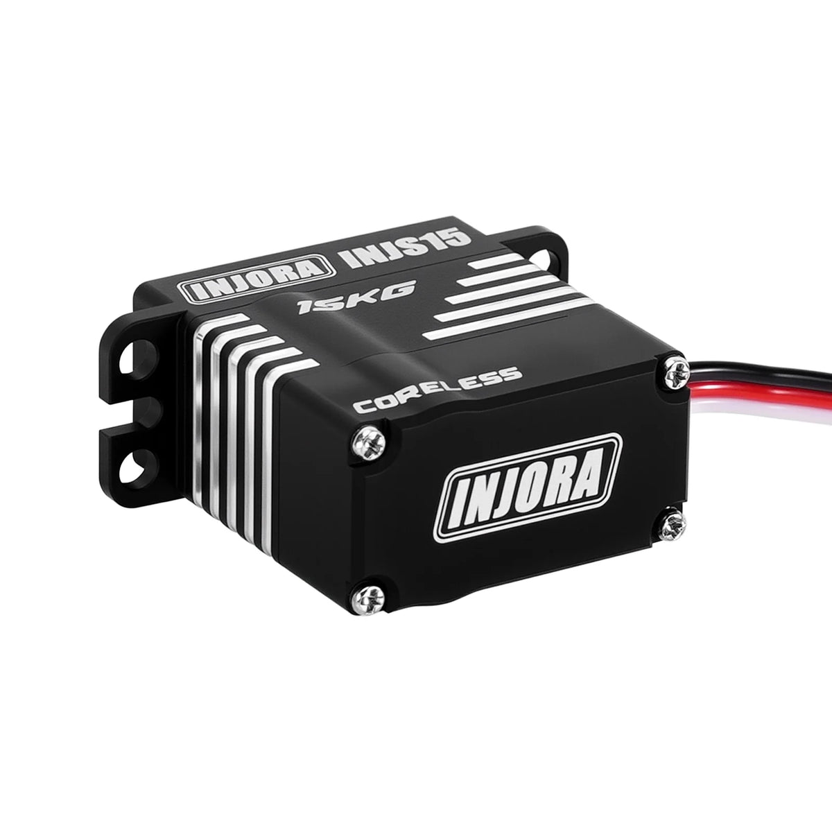 INJORA INJS15 15KG Waterproof Coreless High Torque Servo with Mount & Horn for 1/18 TRX4M