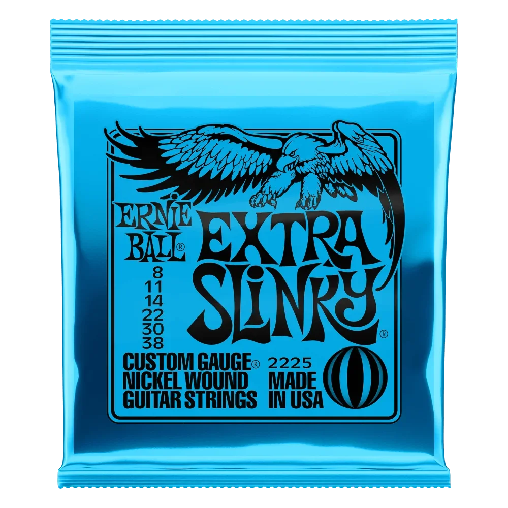 5pc/10pc Ernie Ball Slinky Nickel Wound Electric Guitar Strings – 7-Strings & 8-StringS Available