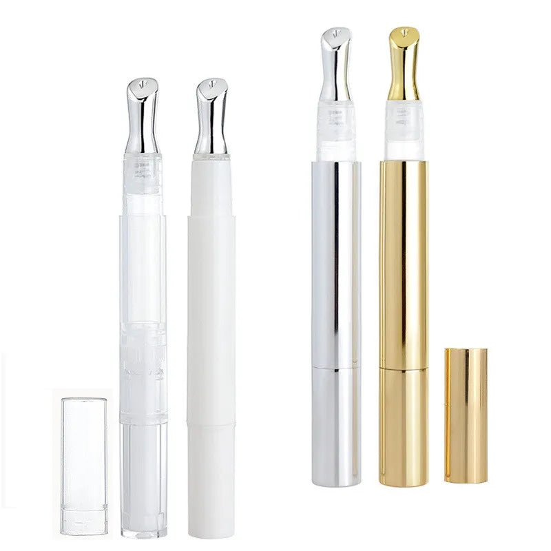 10-100pcs Empty 1-5ml Lip Liquid Tube Cosmetic Pen Lip Gloss Bottle Lipstick Container Eye Cream With Electroplated Head