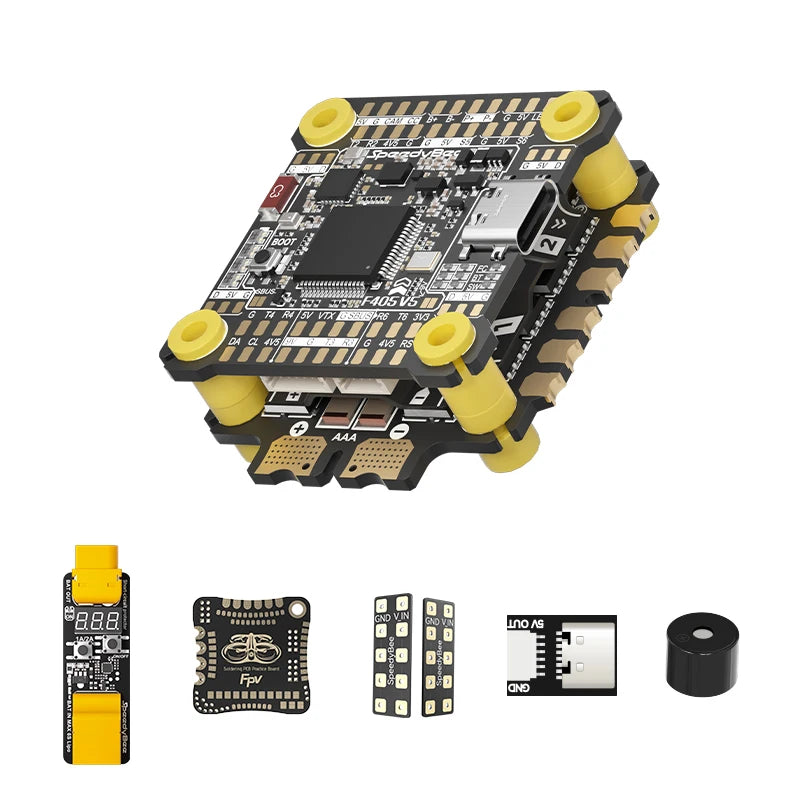 SpeedyBee F405 V5 55A Stack FC OX32 AM32 55A 4in1 ESC For FPV Racing Drones