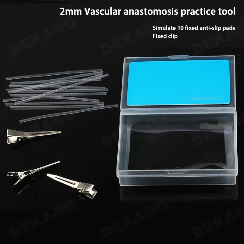 Microsurgery End To End Anastomosis Simulation Blood Vessel 2mm5mm Measurement Suture Skills Training Model Vascular Exercises