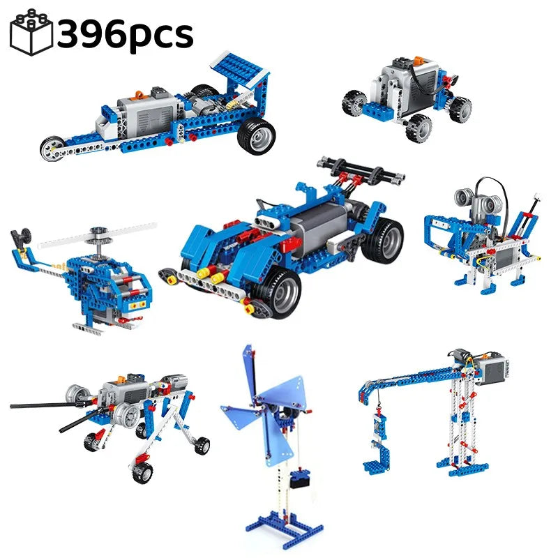 STEM Technical Parts Multi Technology Programming Educational Student Learn Building Blocks Power Function Set For Kids Toy
