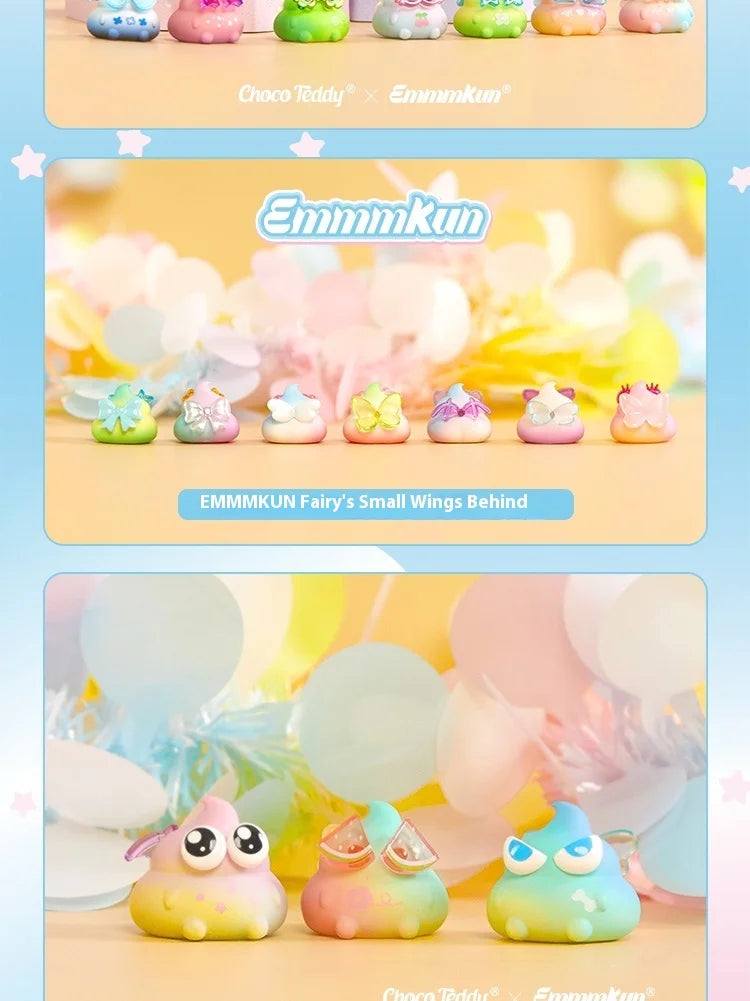 Mini Emmmku Four-Generation Elf Series Trendy Hand-Made Cute Doll Blind Box Set Creative Desktop Decorations Toy Collection