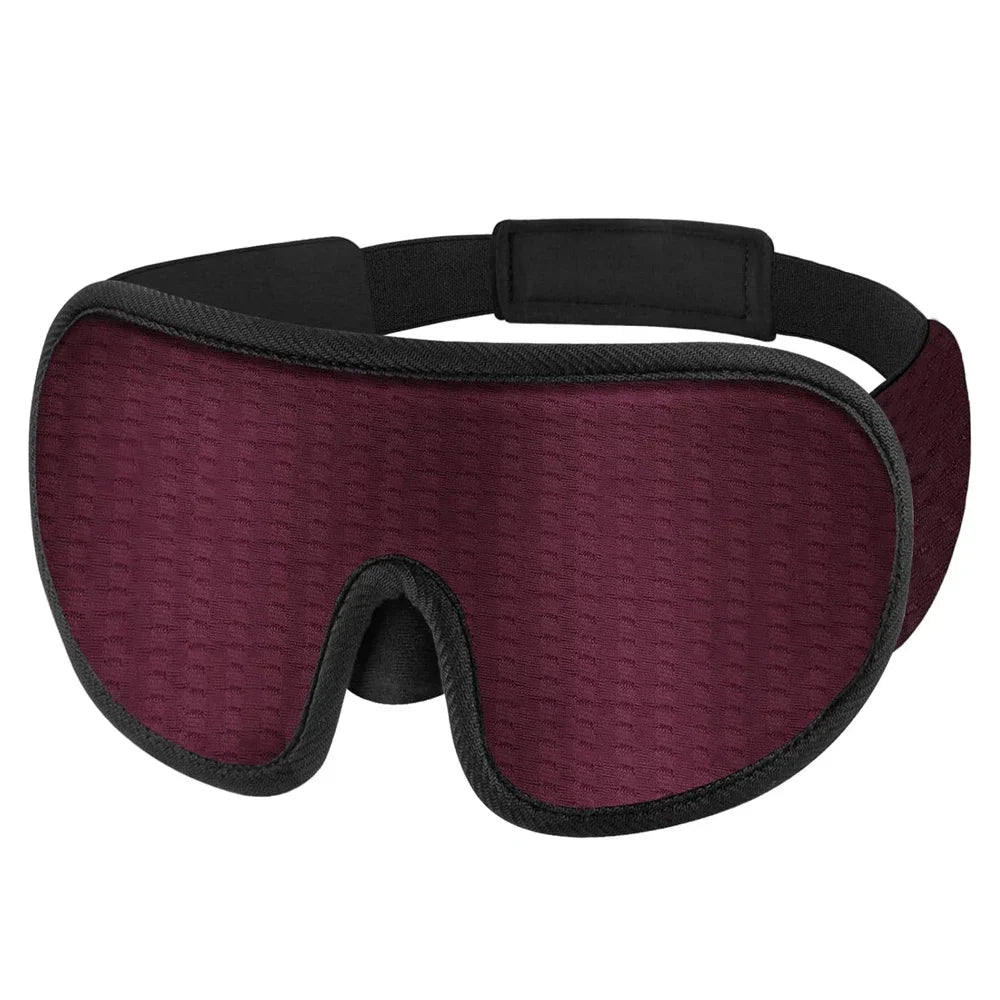 3D Sleep Mask Blindfold Sleeping Aid Eye Mask Soft Memory Foam Face Mask Eyeshade 99% Blockout Light Slaapmasker Eye Cover Patch