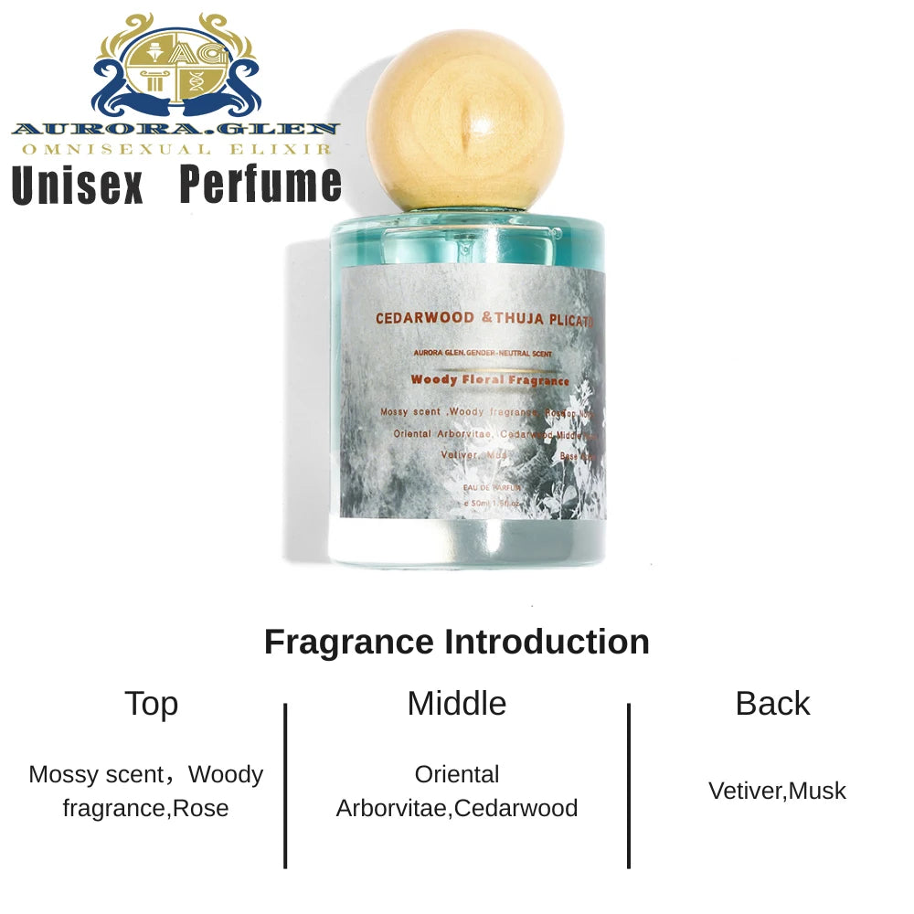 100% Original Perfume Brand Strong Fragrance Lasting Fragrance Men's Perfume Women, Floral Woody Tone 50ml Fresh and Natural