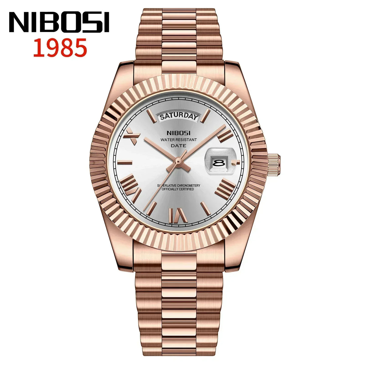 NIBOSI Fashion Quartz Men Watch Top Brand Luxury Wristwatch Day Date Miyota Watch Men Waterproof Steel Male Clock Reloj Hombre