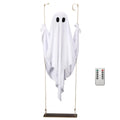 Luminous Halloween Hanging Swing Ghost Large Adjustable Brightness Yard Flying Ghost Swing Ornament LED Remote-controlled
