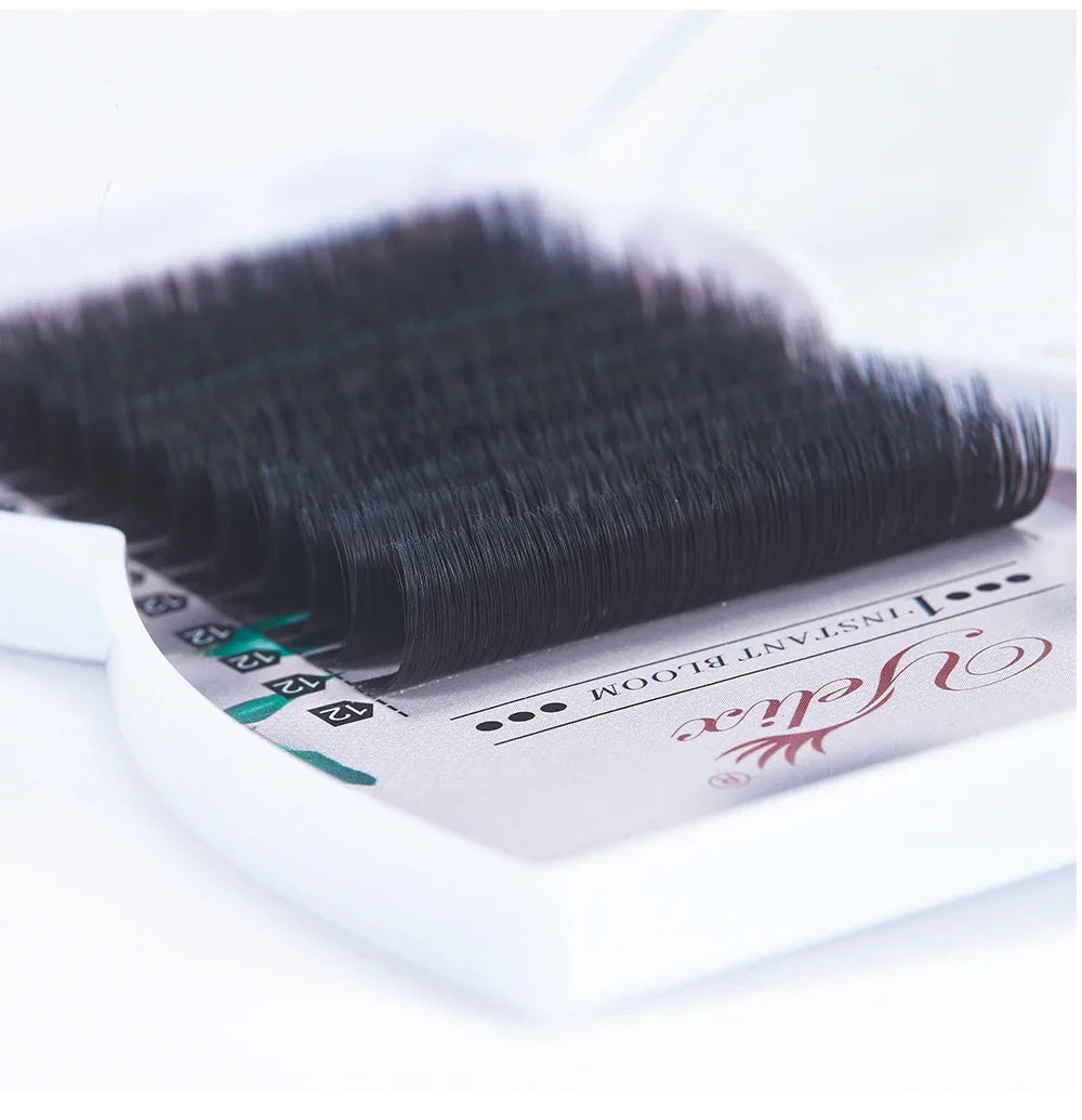 Yelix Easy Fanning Eyelash Extensions Fast Fan Blooming Individual Lashes Automatic High Quality Flowering Volume Eyelash