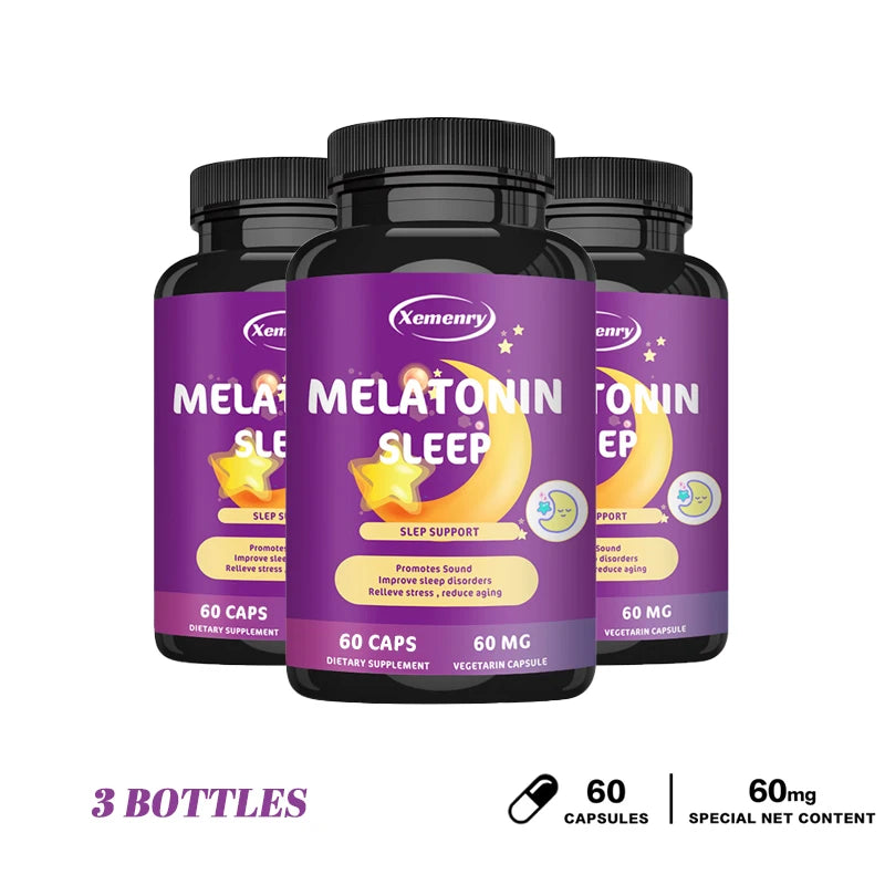 Melatonin Supplements - Promote Sleep Quality & Alertness, Help Deep Sleep