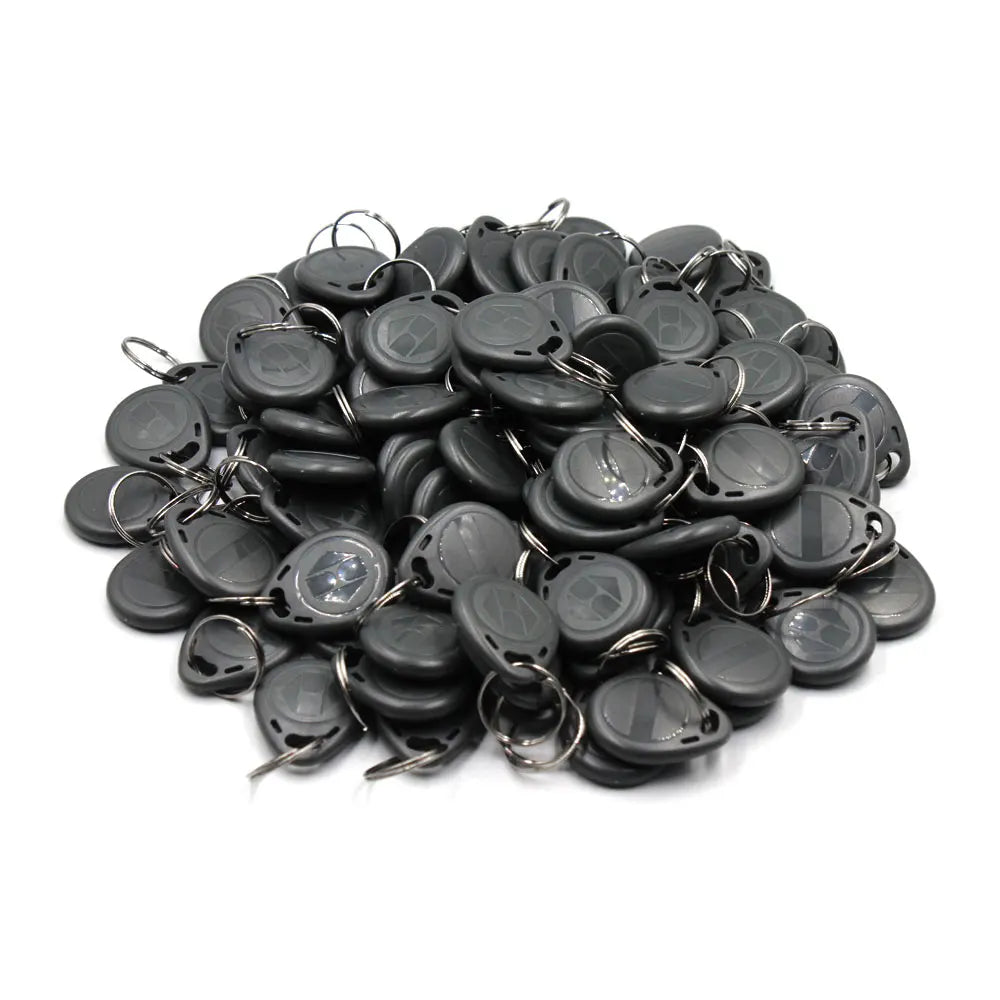 100pcs Waterproof EM4305 T5577 Copy Rewritable Writable Rewrite Duplicate RFID Tag Proximity ID Token Key Keyfobs Ring Clone Car