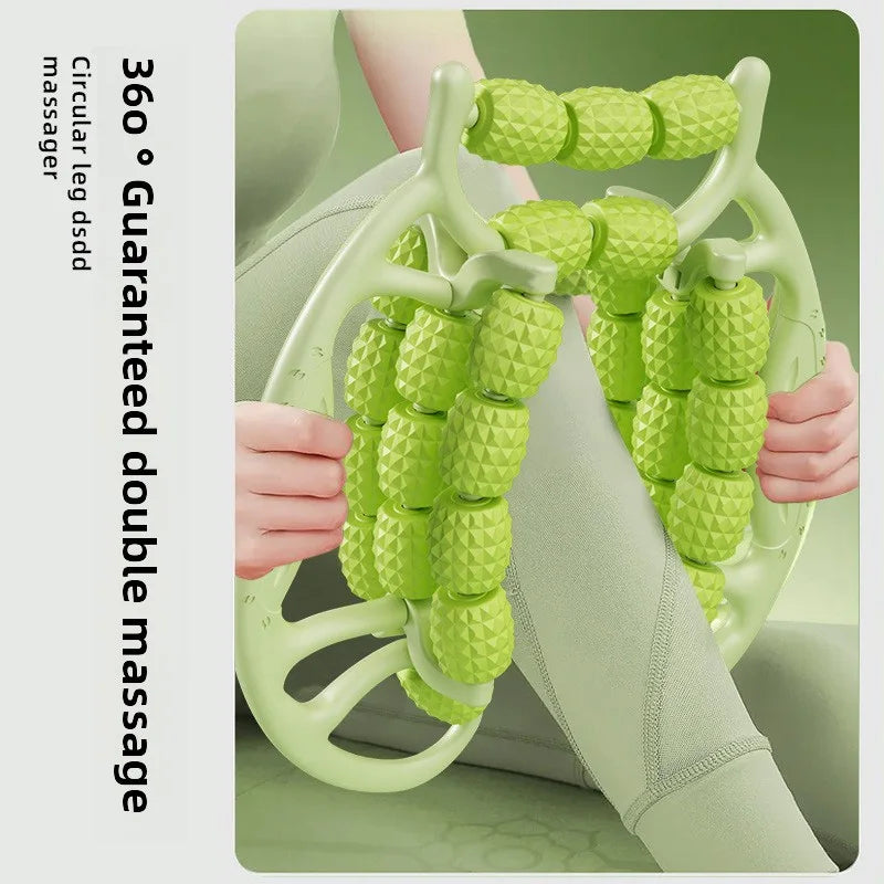 18/23/29 Rounds Leg Massage Roller Calf Arm Body Slimming Body Anti Cellulite Massager Women Magic Shapely Legs Relax Tool