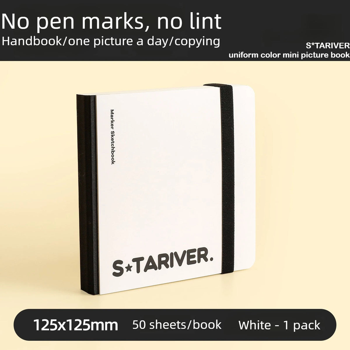 200g/㎡ Acrylic Marker Drawing Notebooks Paper No Bleed Art Paper Cotton Fiber Watercolor Paper for Office School Supplies