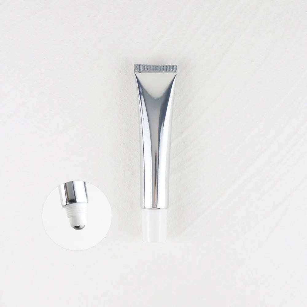 20ml Lip Gloss Tube Custom Logo Empty Squeeze Plastic Liquid Lipstick Metal Tip Lip Oil Balm Container Metal Applicator 30pcs