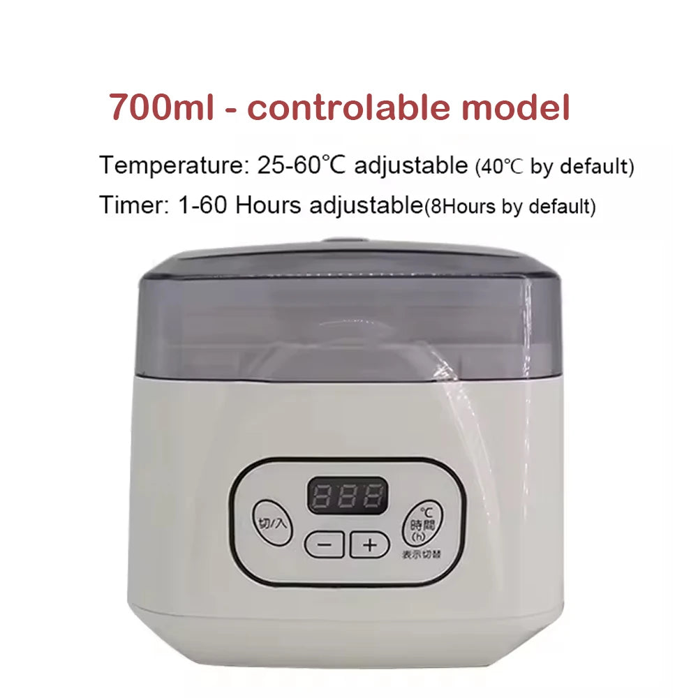 Automatic Electric Yogurt Maker Temperature control with timer Multifunctional Leben Rice Wine Natto Caspian yogurt Machine 110V