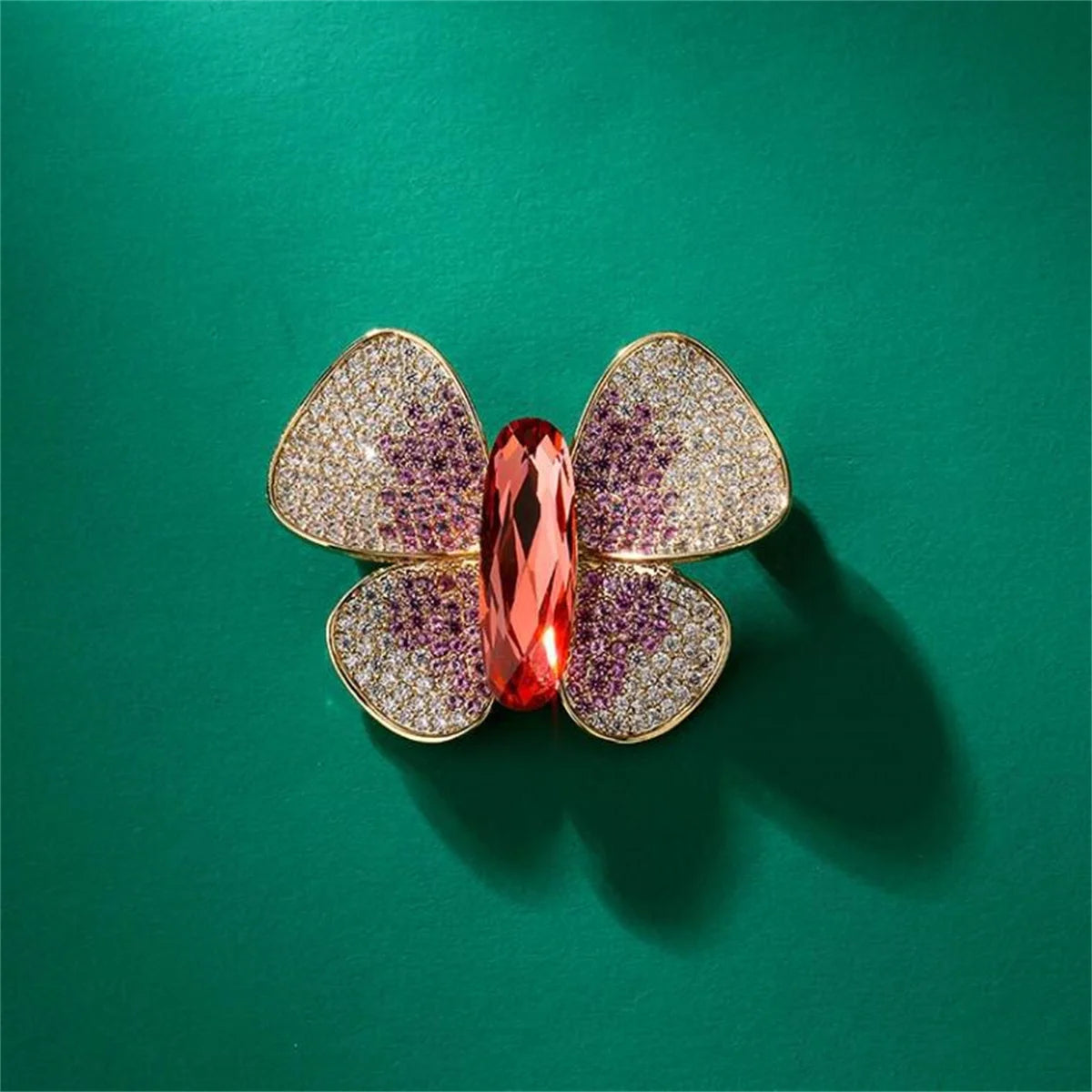 Luxury Butterfly Brooch, Exquisite Chest Flower Pin, Ladies' Jewelry Gift, Birthday Party Clothing Or Backpack, Suit Accessories