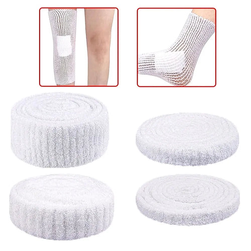 1-10 Roll Elastic Net Wound Dressing Net Tubular Bandage Mesh Tubing Tubular Gauze Fix Breathable Bandage Retainer