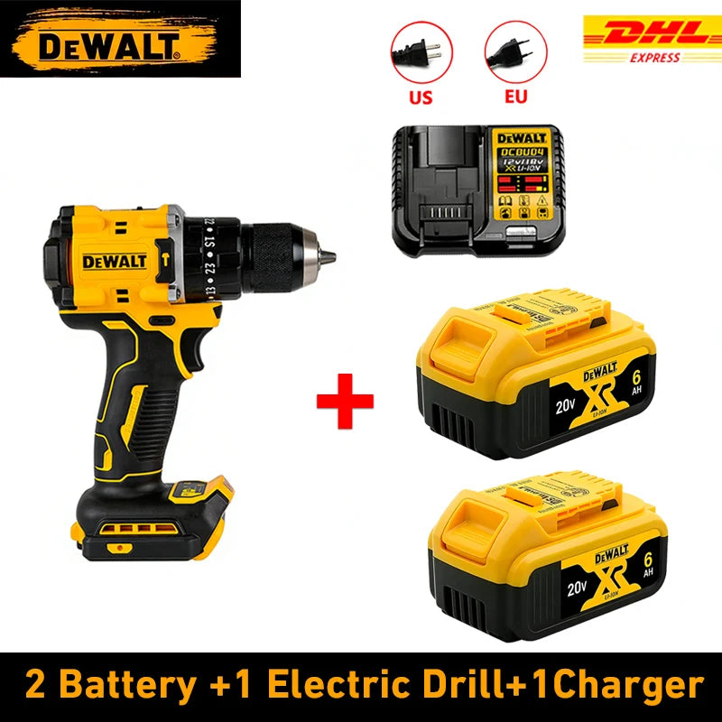 NEW 2026 DEWALT DCD805 Hand Impact Drill,20V Lithium Cordless,Brushless Power,Variable Speed Control,Lightweight Household Tool