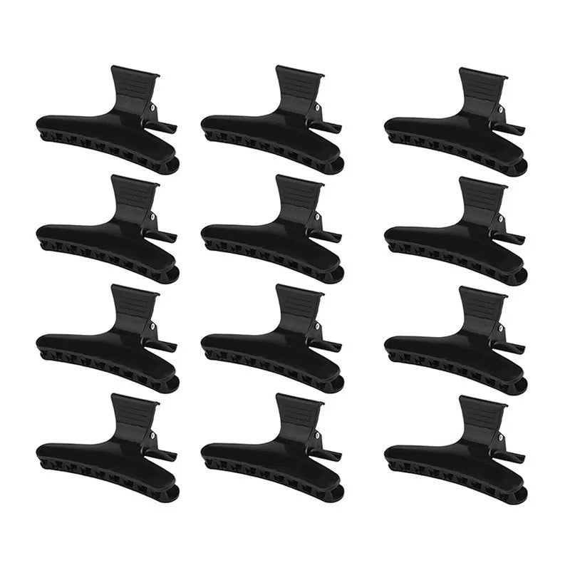 12pcs/lot Butterfly Clips Styling Holding Tools Lightweight Portable Hairpins for Women Girl's Simple Hairdressing Hair Tools
