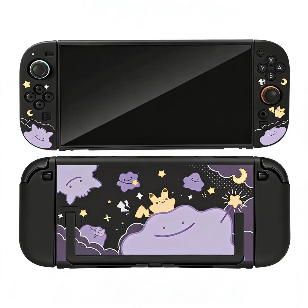 Switch Ns2 Hard Shell Protective Case For Cute Anime Character Pattern Handheld Game Console Accessories Periphery Joystick Cap