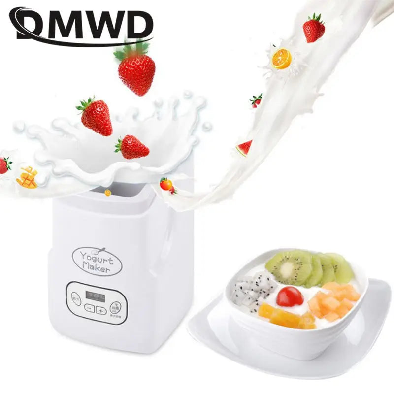 Automatic Electric Yogurt Maker Temperature control with timer Multifunctional Leben Rice Wine Natto Caspian yogurt Machine 110V