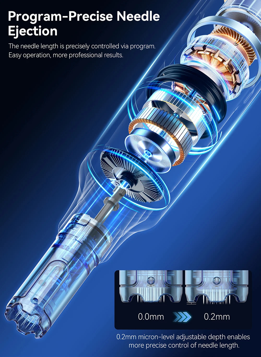 10PCS Dr. Pen M9 Round Nano 0.2mm Cartridges