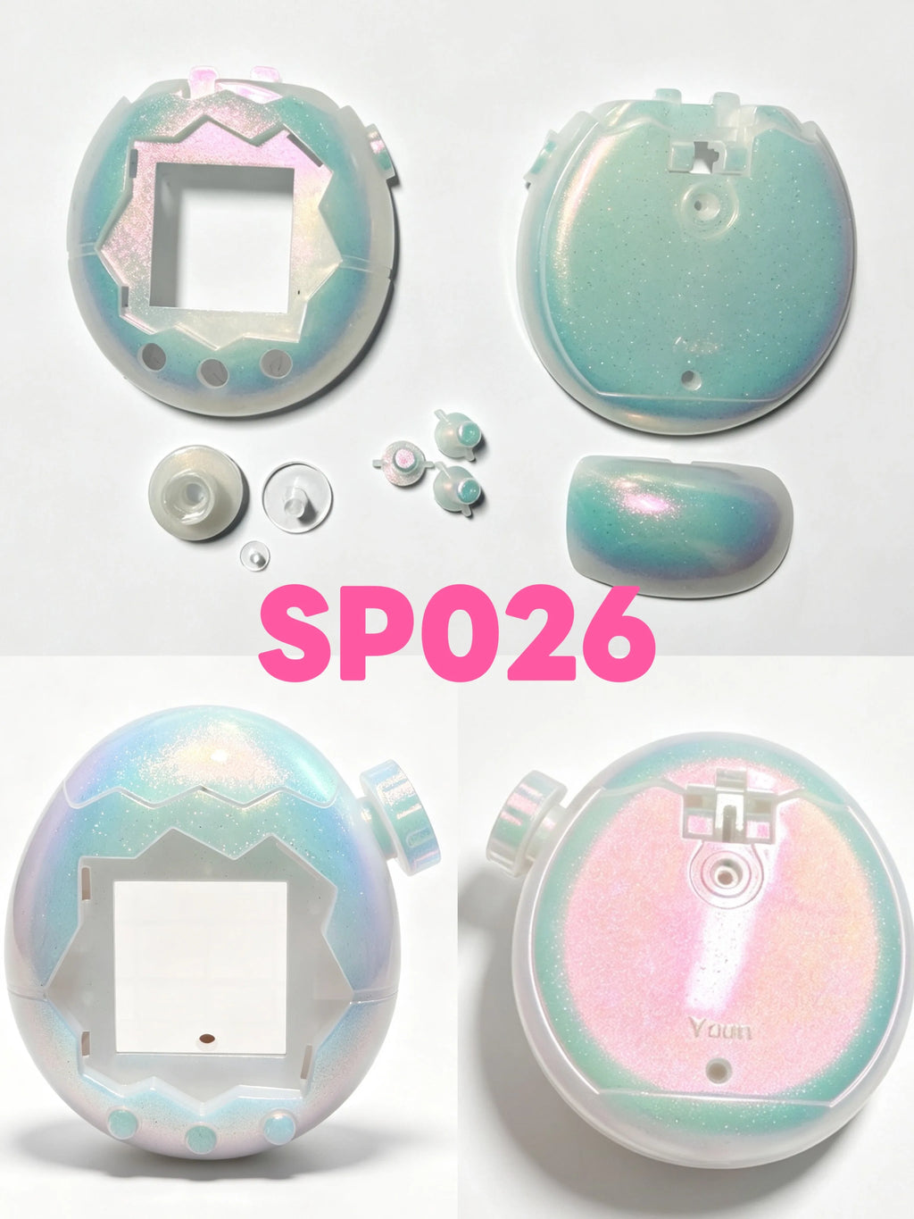Tamagotchi Paradise Replacement Shell Spray Painted Transparent Protective Case For Electronic Virtual Pet Device