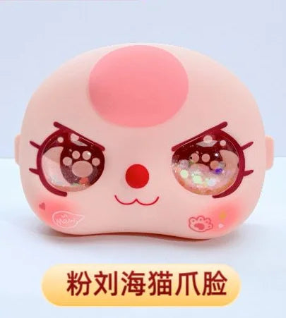 In Stock Baby Three 400% Bb3 Exquisite Quicksand Eye Replacement Part Cute Doll Accessoires Face Shell
