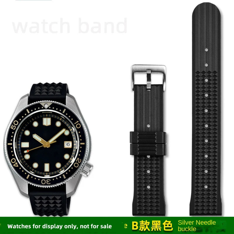 For Seiko PROSPEX series ancestor mm 1968 bracelet SLA017J1 SLA039J1 No.5 SKX007 high quality silicone rubber strap 20mm 22mm
