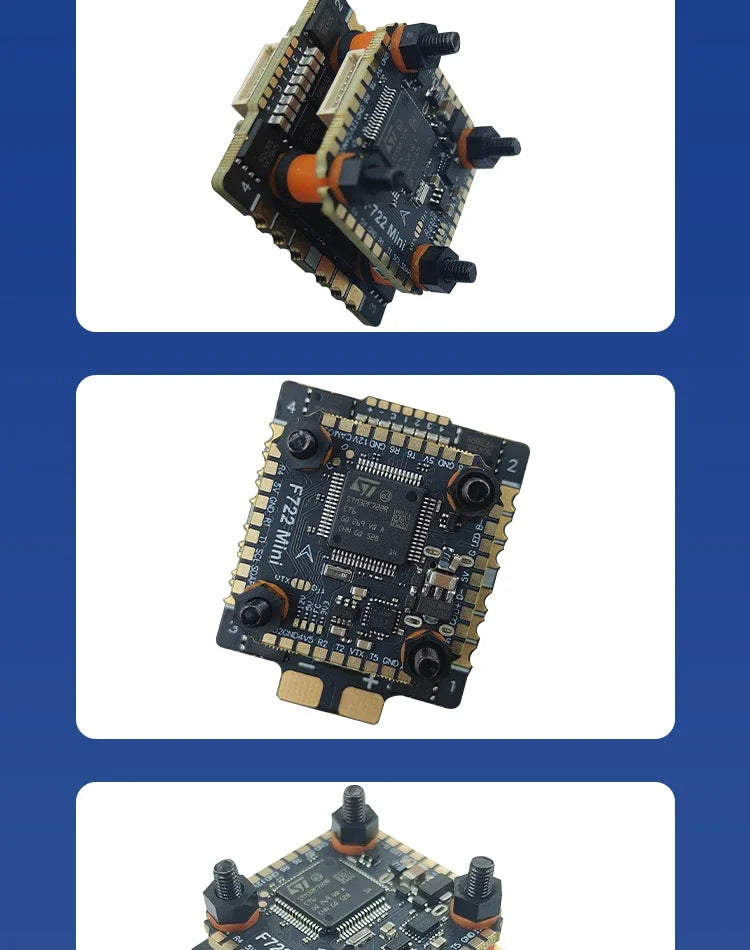 DAKEFPV F7 MINI Flight Stack F7 MINI Flight Controller 55A/60A/70A Mini ESC 20x20mm for FPV Drone
