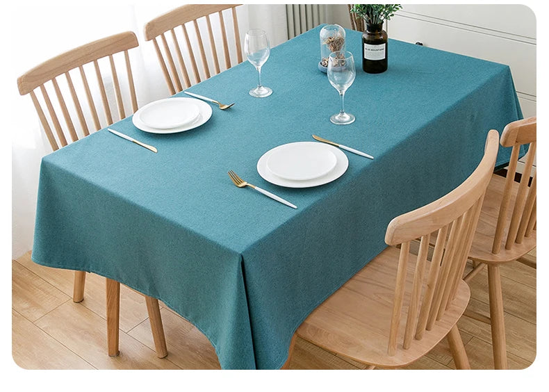 150 Cm Wide Home Textile Cotton Linen Style Sofa Fabric Solid Color Thickened Linen Coarse Cloth DIY Tablecloth Fabric 400 G / M