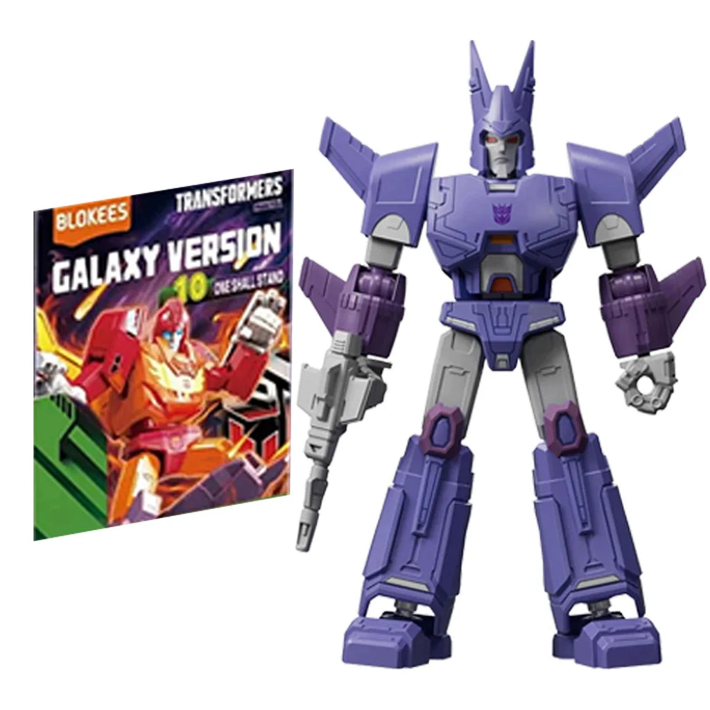 Blokees Transformers Galaxy Version Vol.10 Blind Box Collectible Movable Models Galvatron Scorponok Sixshot Assembled Model Toys