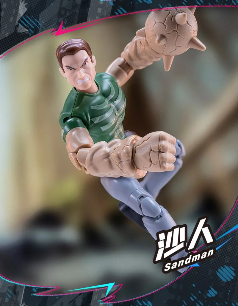 In Stock BLOKEES Marvel Comics Star Edition GV01 GV06 Spider-Man Scarlet Spider Shocker Splicing Toy Model Collection Gift