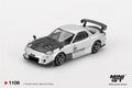 MINI GT 1:64 RX-7 RE-Amemiya Silver Metallic Box / Blister Package Diecast Model Car