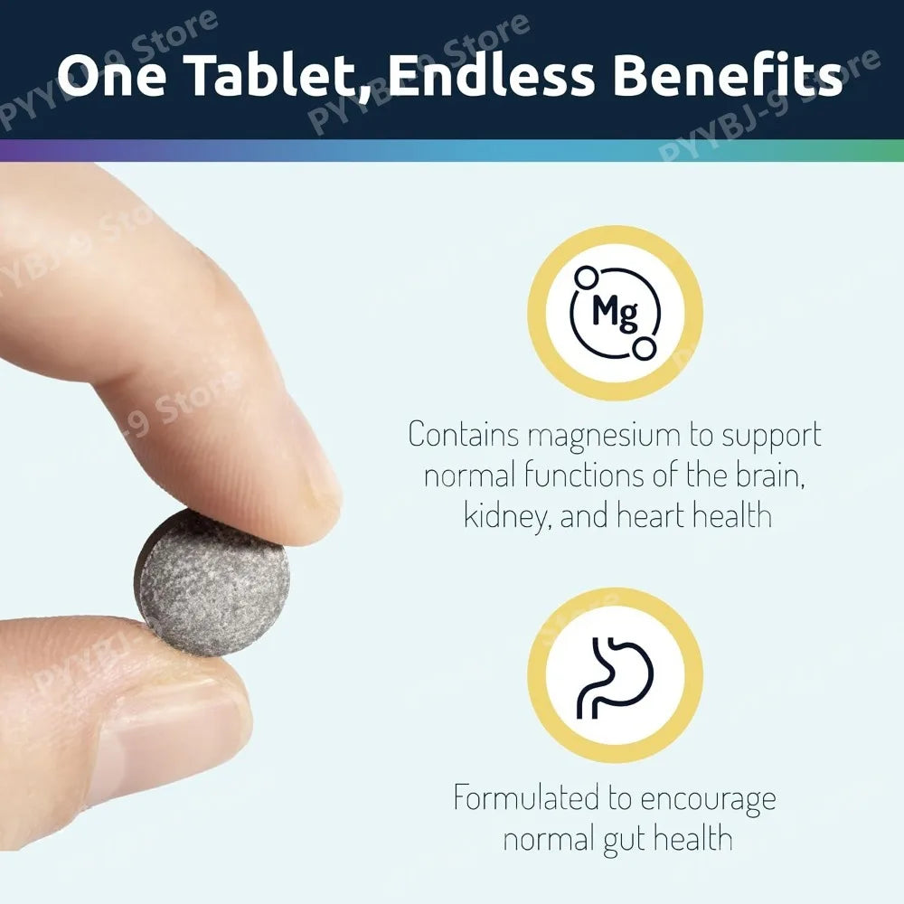 Molecular Hydrogen Tablets with Magnesium, 12 Ppm H2, 90 Servings, Non-GMO, Dextrose, Malic Acid, Tartaric, Unflavored