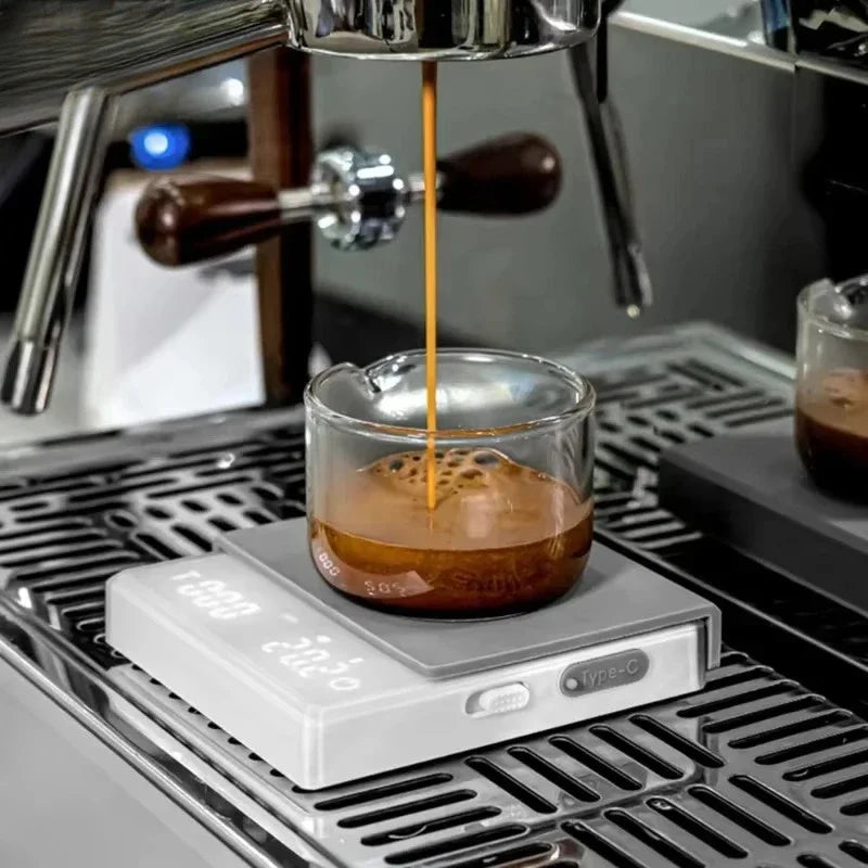 Youpin Kitchen Coffee Scale with Timer Rechargeable Digital Scale 0.1g High Precision 3 Modes Drip Espresso Scale Barista