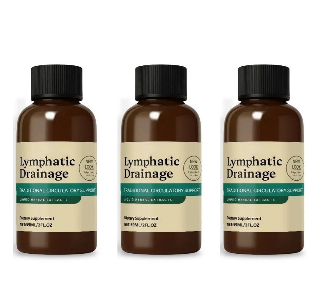 59ml Lymphatic Drainage Drops with 4 Types of Herbal Extracts Help Detoxification To Promote Lymphatic & Immune Function Health