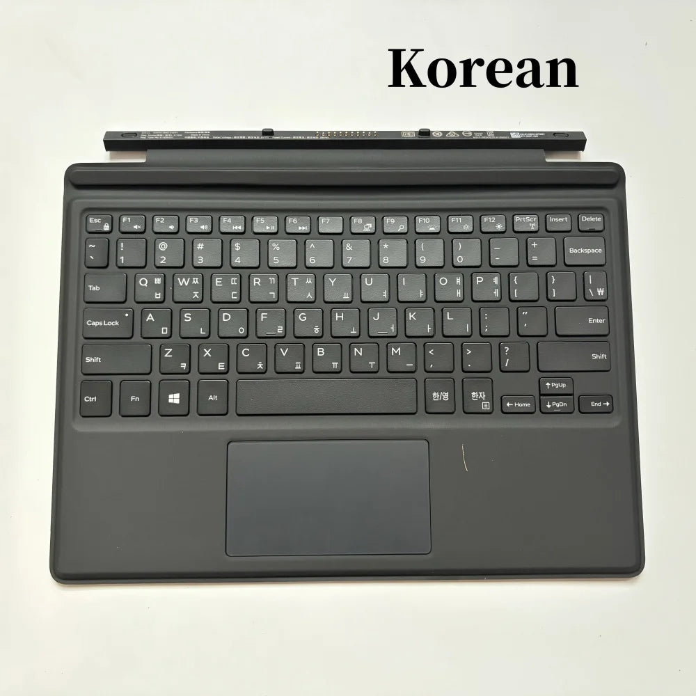 100%NEW US KOR THAI FR JP K16M For Dell Latitude 5285 5290 Tablet 2-in-1 Keyboard K16M001