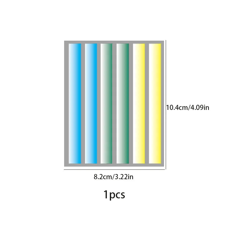1Pcs 3D Flame Nails Stickers Red Flame Stripe Lines Sliders Design Manicure French Nail Art Decoration Decal