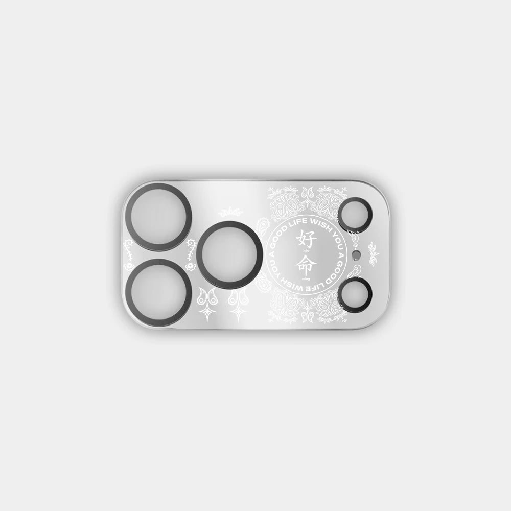 51-100 Cartoon Electroplated Camera Lens Protector for iPhone 17 Pro Max / 17 Pro Scratch Resistant Glass Rear Cover